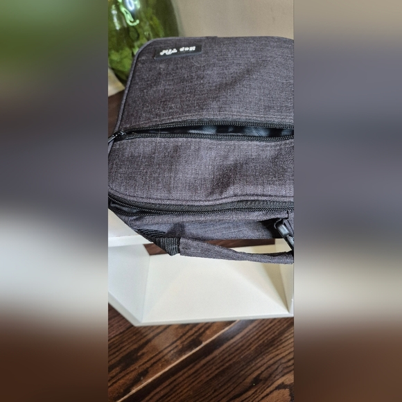 Men's Gray Lunch Bag With Thermo Lining - Picture 6 of 11